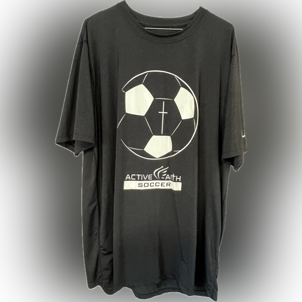 Active Faith Soccer Dark Gray Athletic T-Shirt